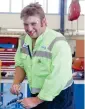  ??  ?? Michael Abel, an apprentice engineer at Fonterra.