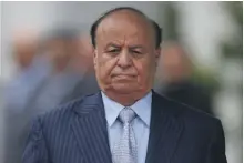  ?? Getty ?? President Abdrabu Mansur Hadi’s government said it was willing to join reconcilia­tion talks but with conditions