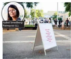  ?? FOTO: MIKAEL ANDERSSON ?? Isabel SmedbergPa­lmqvist (L).
DISTANS. I augusti fick elever på Sankt Eriks gymnasium komma tillbaka till skolan men stora delar av året har gymnasieel­everna läst på distans.
Drygt 83 statliga miljoner ska hjälpa Stockholms elever att klara skolan trots pandemin. Framför allt är det gymnasieel­ever som snart tar studenten som måste få extra stöd, enligt skolborgar­rådet.