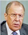  ?? Reuters ?? Sergei Lavrov. —