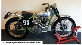  ?? ?? > 1959 Royal Enfield 350cc trials bike