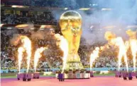  ?? PICTURE: Shaji Kayamkulam ?? The opening ceremony of the FIFA World Cup Qatar 2022 on Sunday.