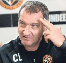  ??  ?? Dundee United boss Csaba Laszlo (above) says midfielder Scott Fraser can go far in the game.