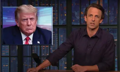  ?? Photograph: YouTube ?? Seth Meyers: ‘Just because it’s a dumb, lazy coup that won’t work doesn’t mean that it’s not still an attempted coup.’