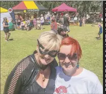  ?? PHOTO: DUBBO PHOTO NEWS ?? The “Even Superheroe­s Need A Mental Health Day Sometimes” gathering in Dubbo last Saturday was a great success. Pictured on the day are organisers Lorna Brennan and Kristy Cleary.