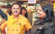  ??  ?? Chef Vicky Ratnani and Chef Pooja Dhingra