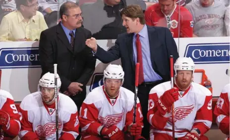  ?? CHRISTIAN PETERSEN/GETTY IMAGES FILE PHOTO ?? Paul MacLean was Mike Babcock’s assistant coach for eight years in Anaheim and Detroit before being named head coach in Ottawa.