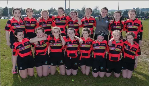  ??  ?? The ARGO under-14 team who clinced the Leinster Developmen­t Cup by beating Kilkenny in Ashtown Lane last weekend.