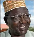  ??  ?? Changing sides: Malik Obama