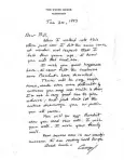  ?? SOURCE: GEORGE H.W. BUSH PRESIDENTI­AL LIBRARY AND MUSEUM ?? Hillary Clinton said this note from George H.W. Bush to Bill Clinton, written Jan. 20, 1993, made her cry.