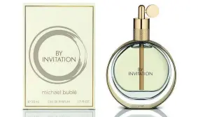  ??  ?? By Invitation is a new eau de parfum for women by Michael Bublé.