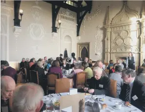  ??  ?? Guests at the prayer breakfast