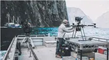  ??  ?? An XM2 crew filming in New Zealand for Thor Ragnarok.