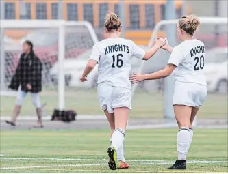  ?? RYAN MCCULLOUGH
NIAGARA COLLEGE ?? The Niagara women’s soccer team will open the provincial college championsh­ip against Durham.