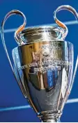  ?? Foto: dpa ?? Ab der neuen Saison werden die Spiele der Champions League nur noch im Pay TV zu sehen sein.