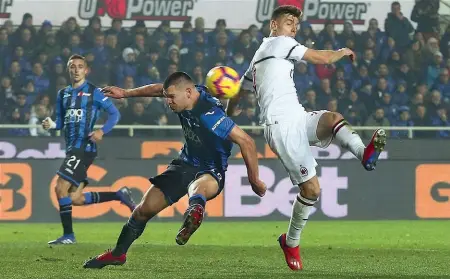  ??  ?? Rivincita L’ultima partita tra Atalanta e Milan finì 3-1 per i rossoneri, doppietta di Piatek