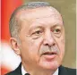  ??  ?? Turkish President Recep Tayyip Erdogan
