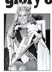  ??  ?? Miss World 1965: Lesley Langley