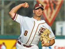  ?? Florida State Athletics 2008 ?? Buster Posey, who pitched for Florida State, fell into the Giants’ lap during the 2008 draft after the Rays, who had the No. 1 pick, selected shortstop Tim Beckham.