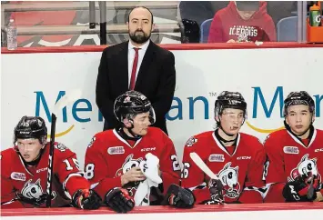  ?? BOB TYMCZYSZYN TORSTAR FILE PHOTO ?? Billy Burke is returning for a fourth season as head coach of the Ontario Hockey League’s Niagara Icedogs.