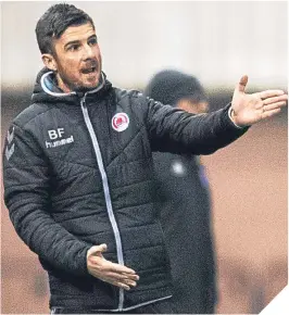  ??  ?? Barry Ferguson is currently the manager of Clyde.