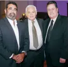  ??  ?? Juan José Plasencia, César Angulo y Agustín Rivera Torres.