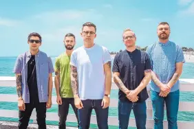  ?? COURTESY OF IAN REES ?? Seaway snagged the opening slot for the tour with Sum 41.