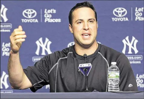  ?? AP FILE ?? Former New York Yankees and Atlanta Braves slugger Mark Teixeira is retired from baseball but fondly remembers playing in a hometown park in his youth. He wants kids in an impoverish­ed area to experience the same thing.