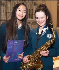  ??  ?? Leah Flynn and Leah Duffy at the DCW Evening of Music.