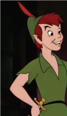  ??  ?? Personagem Peter Pan de dese criado pelos estúdios Walt Disne