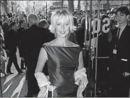  ?? PETER JORDAN/PA FILE VIA AP ?? In this photo dated April 27, 1999, British actress Emma Chambers appears in London. The actress was known for her roles in TV series “The Vicar of Dibley” and the movie “Notting Hill.” Chambers has died of natural causes at the age of 53, according to...