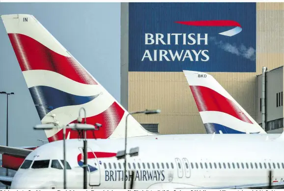  ??  ?? Bei einem harten Brexit kann es zu Einschränk­ungen im Flugverkeh­r kommen. Die EU arbeitet an Notfallmaß­nahmen, British Airways erhält vorerst eingeschrä­nkte Rechte