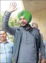  ??  ?? Local bodies minister Navjot Singh Sidhu.