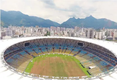  ?? I AFP ?? El mítico Maracaná de Río de Janeiro será hospital de campaña.