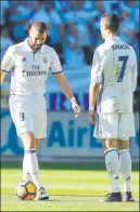  ?? FOTO: SIRVENT ?? CR y Benzema Dupla sin BBC