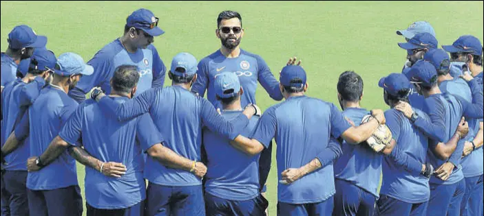  ?? AFP ?? After the loss in the Ranchi ODI, Virat Kohli will expect all department­s to click. India, leading 2-1, will look to clinch the ODI series in the fourth match against Australia in Mohali on Sunday.