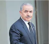  ?? [Reuters ] ?? Mohammad Shtayyeh kündigte seinen Rücktritt an.