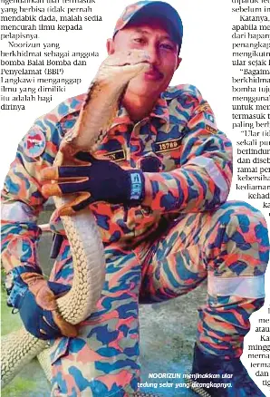 Raja Ular Bomba Kedah Kongsi Rahsia Pressreader