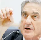  ?? REUTERS ?? La investigac­ión de Robert Mueller del Rusiagate cumple un año/