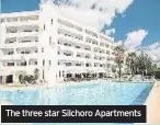  ??  ?? The three star Silchoro Apartments