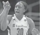  ?? USA TODAY SPORTS ?? Sparks star Nneka Ogwumike is president of the WNBA Players’ Associatio­n.