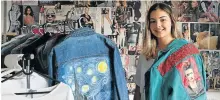  ?? Picture: MADELEINE CHAPUT ?? ON A MISSION: After matric Jessica Sanders started her own business – the Cheeky Chic Boutique, which runs as a pop-up shop