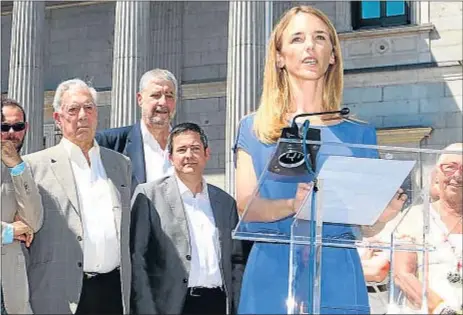  ?? EFE ?? La diputada del Partido Popular, Cayetana Álvarez de Toledo, en un acto de la plataforma Libres e Iguales