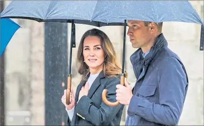  ??  ?? The Duke and Duchess of Cambridge visit St Andrews, the university where they met, in May