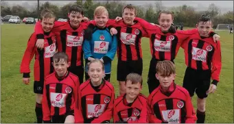  ??  ?? Newtown Juniors, who lost out to Glencormac United.