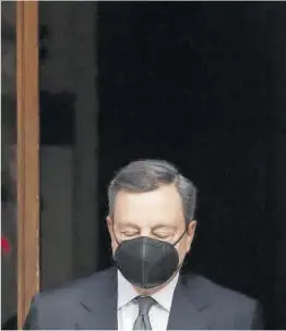  ?? Yara Nardi /Reuters ?? El nuevo primer ministro italiano, Mario Draghi.