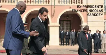  ??  ?? EX-PRESIDENTE FRANCÊS, NICOLAS SARKOZY