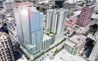  ?? Stiles Corp. ?? as in Fort Lauderdale is a newly completed mixed-use project featuring the city’s office space in more than a decade. Developer Stiles Corp. hopes to capture some of n business flight into South Florida.