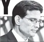  ??  ?? Cantor’s defeat shocked DC.
