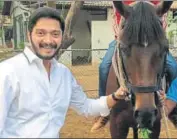  ??  ?? Shreyas Talpade with Rochester